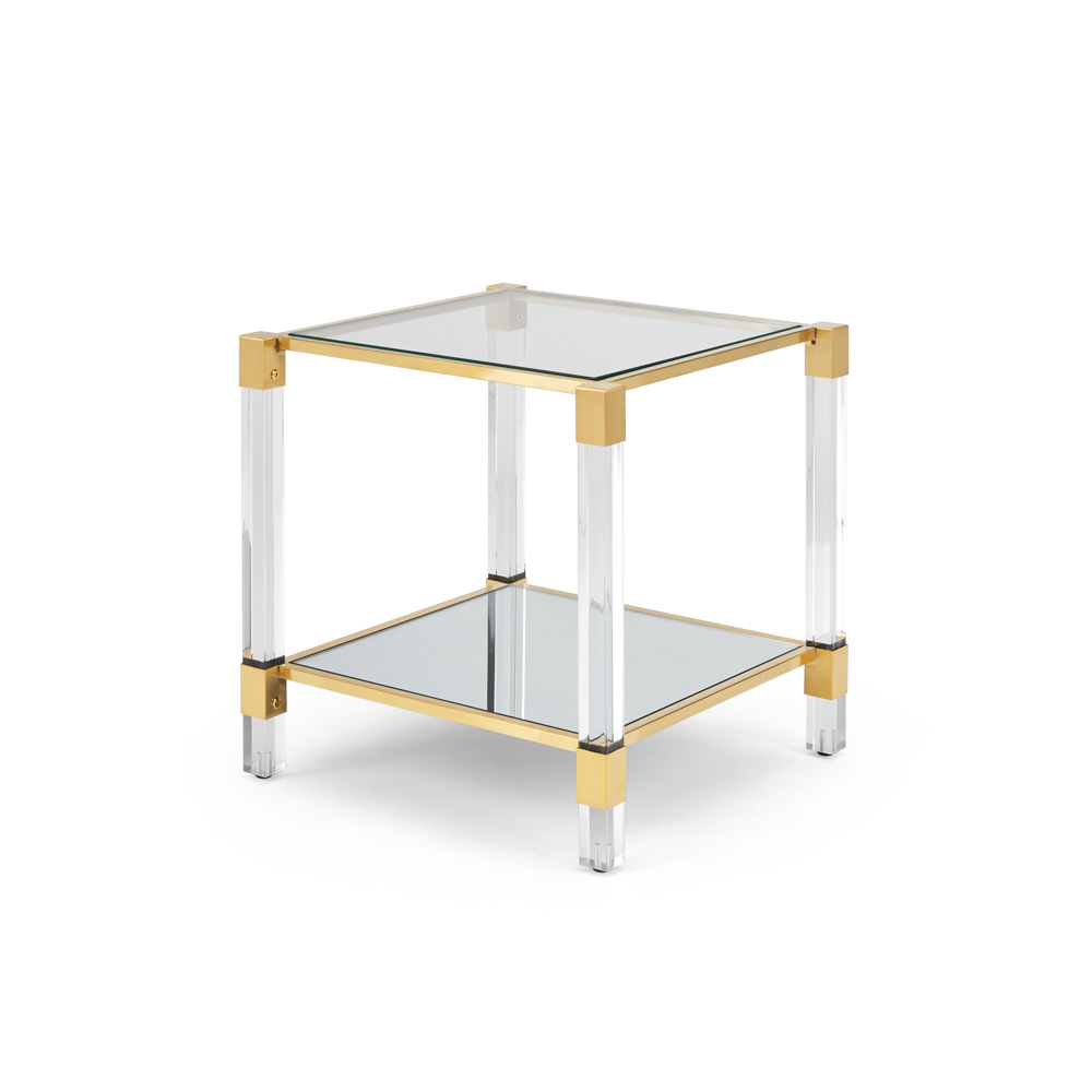 DUDLEY Gold End Table  